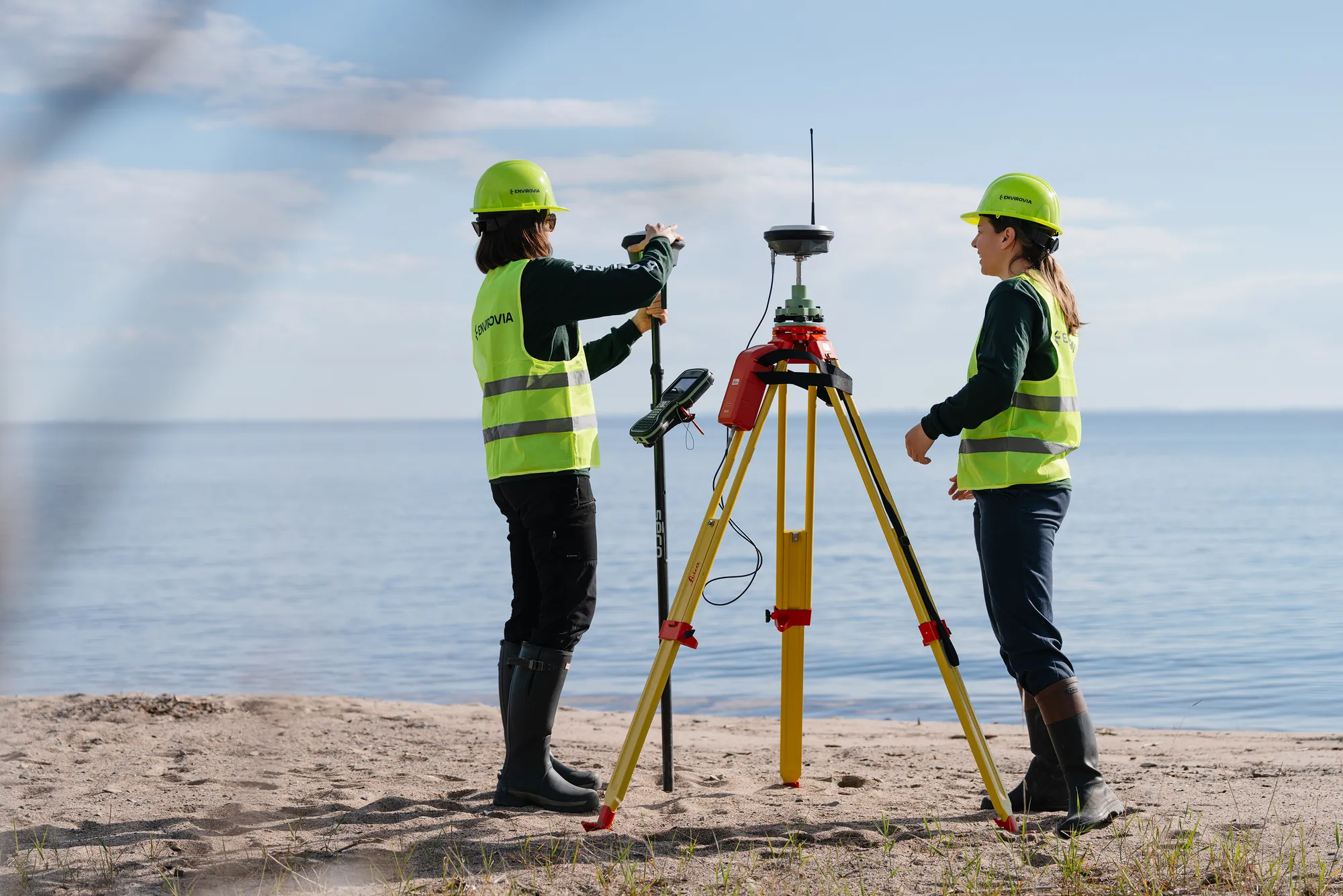 Relevé terrain avec station GNSS