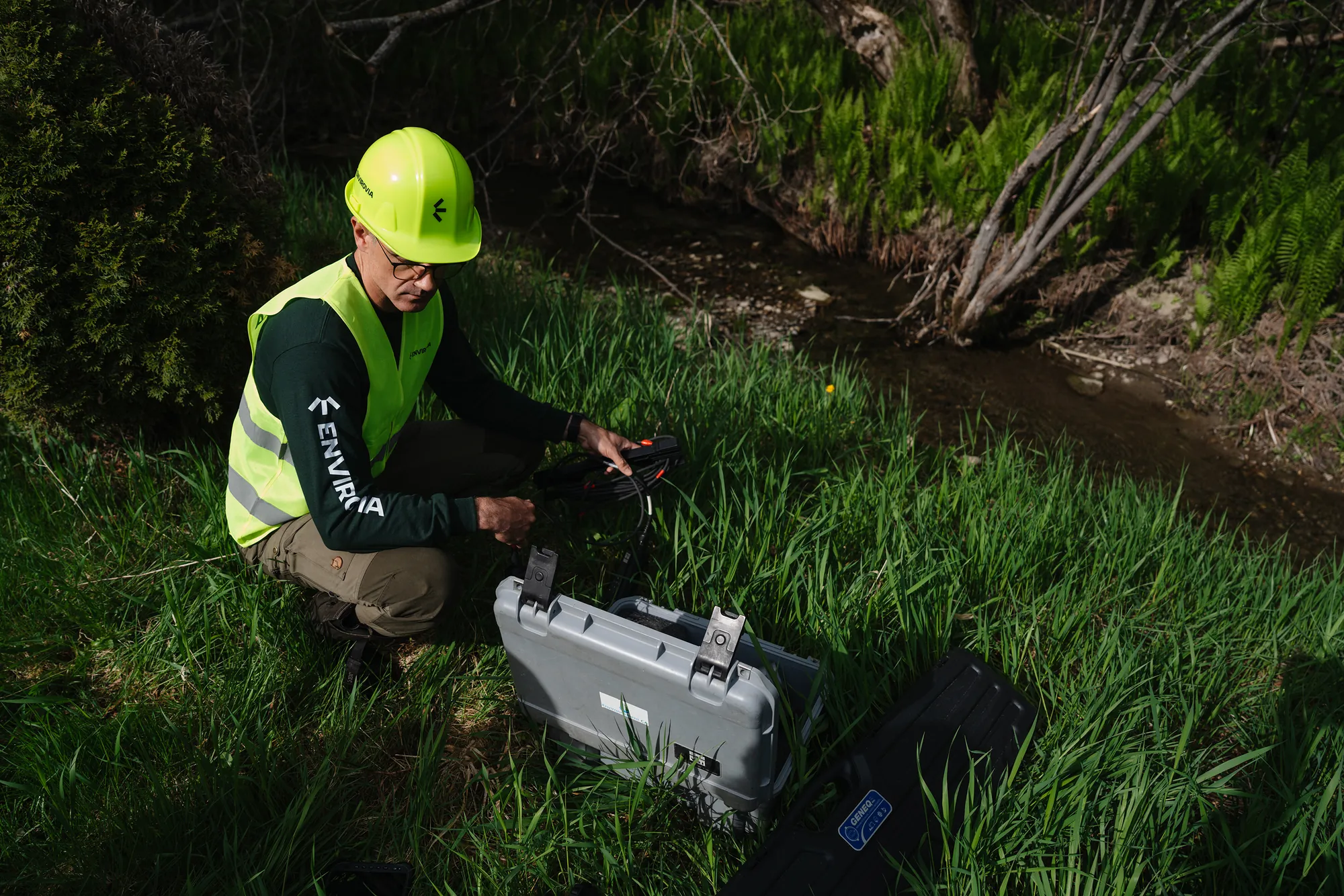 Technicien sur le terrain